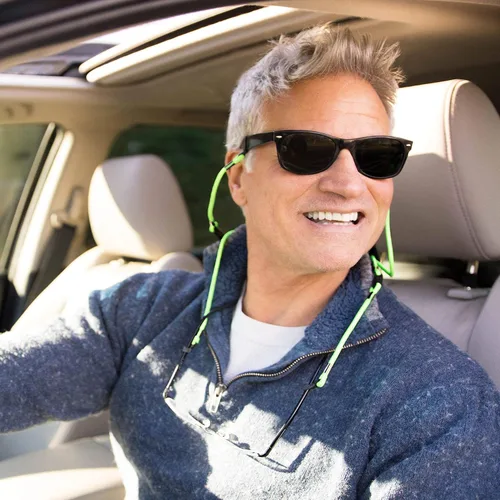 Vista 3 de HANG2 - Correa doble para gafas, soporte impermeable para gafas deportivas para hombres y mujeres