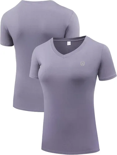 Vista 4 de NELEUS Womens 3 Pack Compression Workout Athletic Shirt