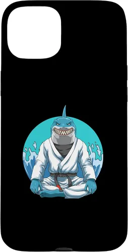 Vista 9 de iPhone 12 Pro Max Jiu Jitsu Shark con Gi - Estuche de agarre y judo