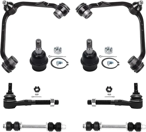 Vista 213 de Detroit Axle - Kit de suspensión frontal de 8 piezas para Chevy Silverado