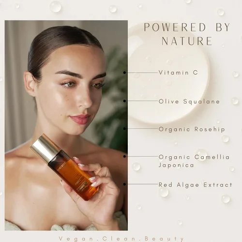 Vista 3 de Aceite corporal nutritivo, mezcla ligera de aceites botánicos, hidratación diaria para una piel suave y tersa, hidratante después de la ducha