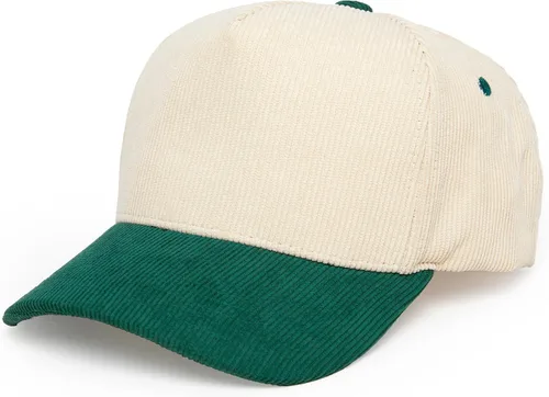 Vista 12 de Funky Junque Blank Corduroy Snapback Hat naranja/beige