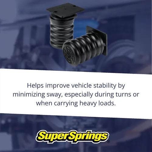 Vista 6 de SuperSprings SSR-312-47 SumoSprings Trasero para Dodge RAM 2500 3500, negro