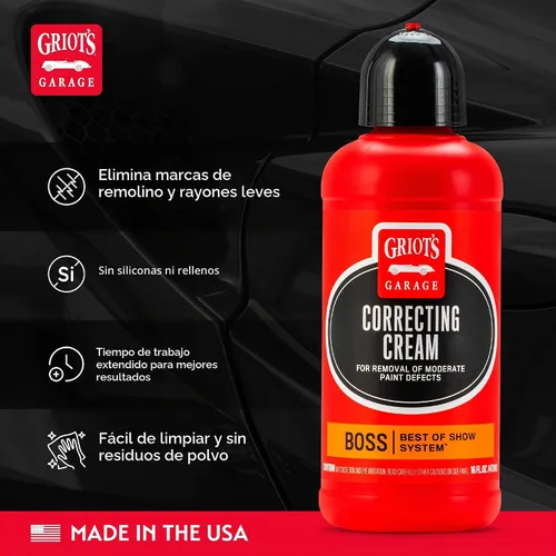 Vista 3 de Griot's Garage B120P Boss - Crema de corrección, 16 oz