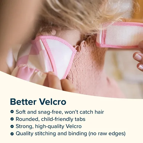 Vista 6 de Tiny Twinkle Baberos Antiderrame para Comer para Bebé Baberos Impermeables y Limpiables para Niños Pequeños con Bolsillo de Recolección Baberos