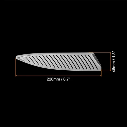 Vista 2 de PATIKIL Fundas de seguridad PP para cuchillo de chef de 8 pulgadas, paquete de 2 cuchillos, protector de filos, protector de cuchillas, funda