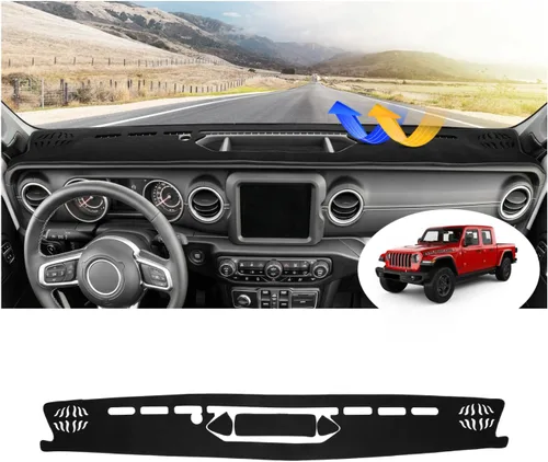 Vista 28 de FIILINES Cubierta para tablero Compatible con Mazda 3 2010-2013 Accesorios Tapete para tablero para Mazda 3 Accesorios Tapete para salpicadero