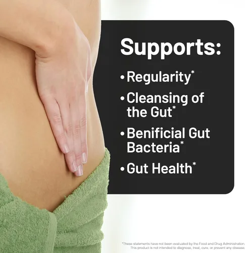 Vista 3 de NatureWise Total Colon Care Fiber Cleanse - Mezcla laxante natural - Laxantes herbales, prebióticos y enzimas para regularidad, digestión