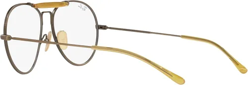 Vista 5 de Ray-Ban RX8063v - Marco de gafas de titanio con receta de aviador