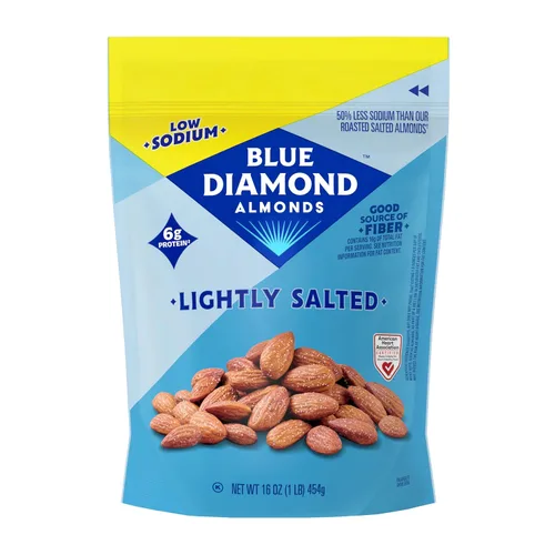 Vista 18 de Blue Diamond Almonds, Bold Habanero BBQ, 16 onzas
