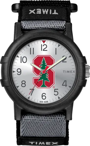 Vista 46 de Timex Reloj unisex Collegiate Recruit de 1.496 in - Tennessee Volunteers con correa de tela negra