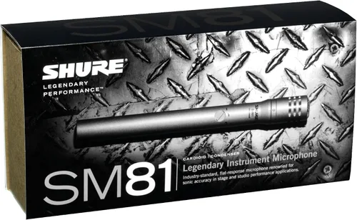 Vista 2 de Shure SM81-LC, micrófono de condensador cardioide