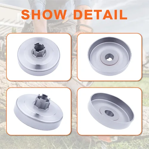Vista 6 de Kit de rodamientos de piñón de llanta de tambor de embrague 3/8-7T para Husqvarna 3120 394XP 395XP 3120XP Jonsered 2094 2095 motosierra 503701501