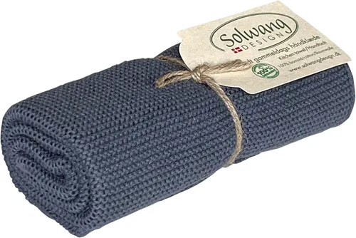 Vista 35 de Solwang 100% algodón orgánico certificado fabricado en la India Toalla de cocina/mano de diseño danés (verde ártico orgánico)