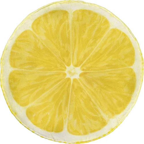 Vista 19 de Ambesonne Manta redonda Kiwi, Half of an Exotic Fruit with The Seeds Summer Season Tropical Vitamin, ligera funda para sofá y cama, regalos Verde