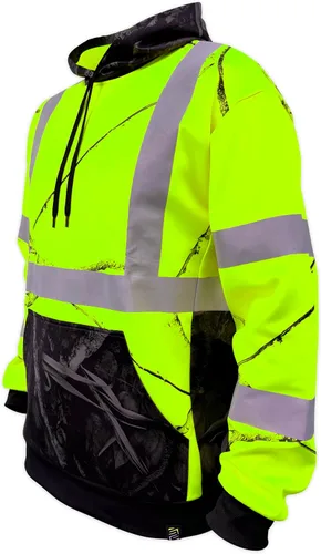 Vista 8 de SafetyShirtz SS360 ANSI Clase 3 Tipo R Sudaderas con Capucha Gráfica