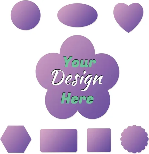 Vista 7 de Calcomanías personalizadas para logotipo de negocios With Photo, Name, Circle, Rectangle, Square, Waterproof Vinyl, Clear PVC, 100, 200pcs, 1
