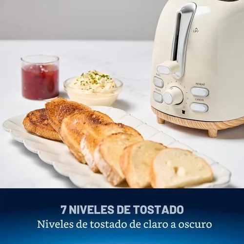 Vista 5 de Oster Tostadora de 2 rebanadas con ranuras extra anchas, tostadora de bagel, leche de avena