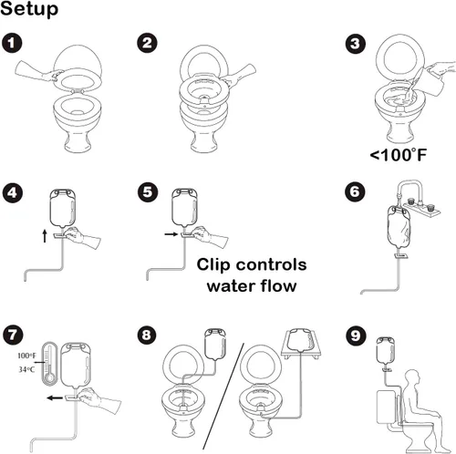 Vista 6 de Asiento para baño de asiento Carex, P70800, Rosado, 1, 1