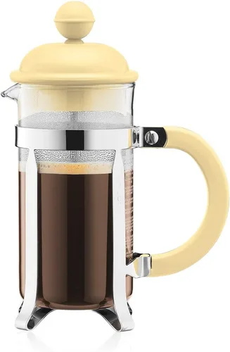 Vista 13 de BODUM Caffettiera - Cafetera de prensa francesa de 3 tazas, color blanco, 0.35 l, 12 oz