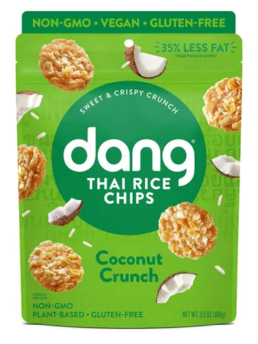 Vista 7 de Dang Single - Porciones individuales de galletas de arroz, receta original, 24