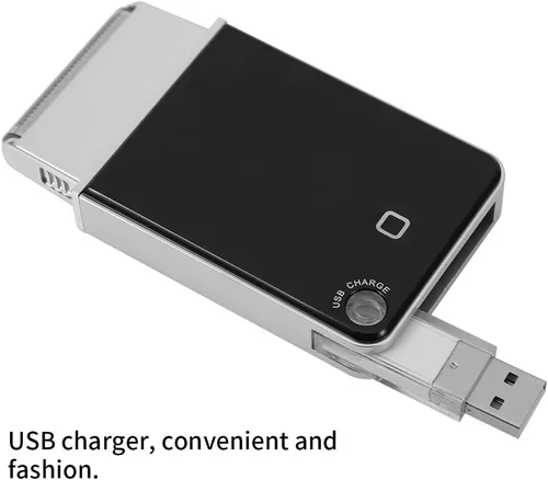 Vista 5 de Sonew Afeitadora eléctrica recargable para hombre, recortadora de barba para rostro, nariz y orejas, con cargador USB