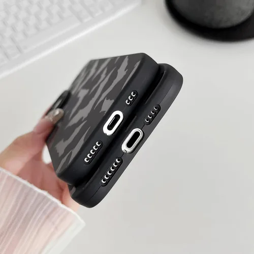 Vista 5 de FLIRACON Funda suave con diseño de murciélagos negros compatible con iPhone (negra, para iPhone 11)
