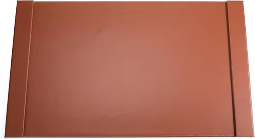 Vista 10 de Protector de escritorio de cuero de 30 x 18 pulgadas con rieles laterales para escritura, protector de escritorio ejecutivo para oficina, hogar
