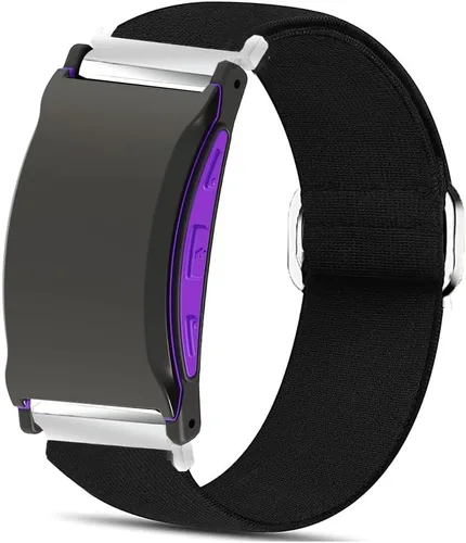Vista 14 de Lamshaw Compatible con reloj de choque de 3 bandas, correa de repuesto ajustable de nailon elástico elástico para hombres y mujeres, compatible