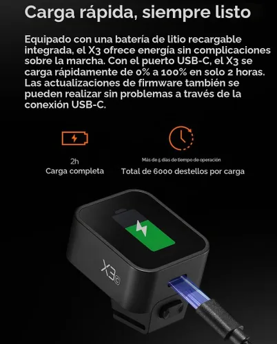 Vista 4 de Godox Disparador de flash inalámbrico X3-S 2.4G TTL HSS para Sony