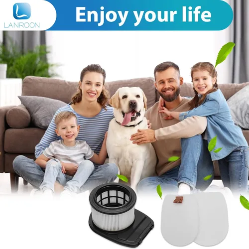 Vista 8 de IZ662H - Filtro para Shark IZ662H IZ631H WZ531H IZ682H Vertex Pro aspiradora inalámbrica ligera, parte XHFIZ500 y XFFKIZ600, paquete de 2 filtros