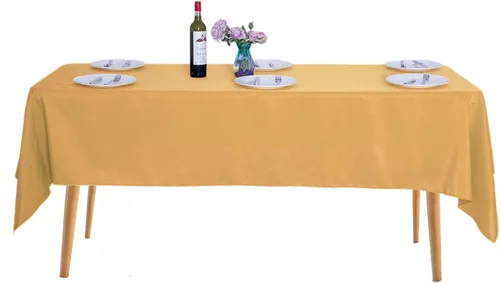 Vista 71 de Ascoza Paquete de 2 manteles cuadrados negros de tela de poliéster de 52 x 52 pulgadas para bodas, banquetes, restaurantes y fiestas