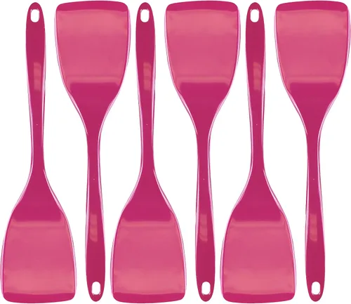 Vista 12 de Reston Lloyd - Espátula giratoria para sartenes antiadherentes, resistente al calor, sin BPA, con mango ergonómico, 11 pulgadas, juego de 6