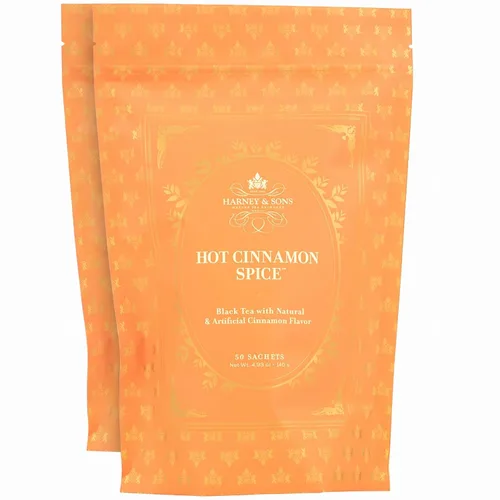 Vista 8 de Harney & Sons Té negro con especias de manzana caliente, 50 sobres