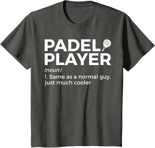 Vista 43 de Camiseta de Padel Player Definition Padel Tenis, Negro