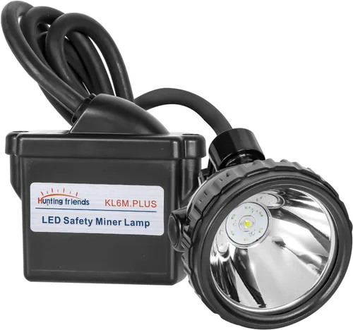 Vista 10 de Linterna frontal de minería LED superbrillante KL6M.H, lámpara de casco recargable de alto lúmen con paquete de batería, resistente a explosiones