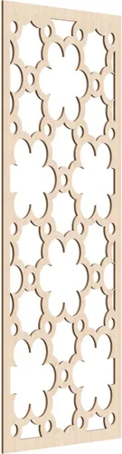 Vista 86 de 9 3/8"W x 24 3/8"H x 1/4"T Southgate Decorativos Paneles De Pared De Madera Calado, Abedul