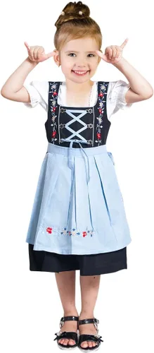 Vista 2 de Niños Dirndl Dik06 3 piezas talla 10, Oktoberfest drindle-s dress-es traje-s