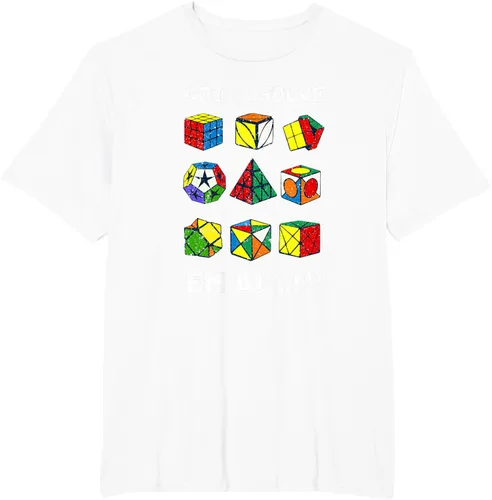 Vista 14 de Camiseta competitiva Puzzle Cube Gotta Solve Em All Speed Cubing