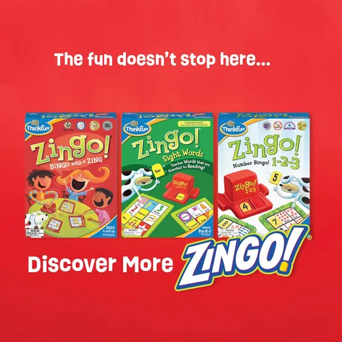 Vista 7 de ThinkFun 7706-T Zingo Word Builder Juego de Lectura Temprana - Juego Premiado para Prelectores y Lectores Tempranos