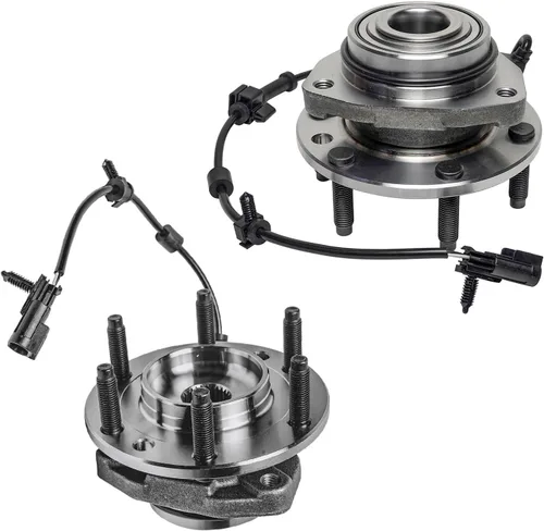 Vista 4 de Detroit Axle - Kit de suspensión de ejes CV delanteros 4WD para Chevy Trailblazer GMC Envoy Buick Rainier 9-7X Ejes de eje CV, barras