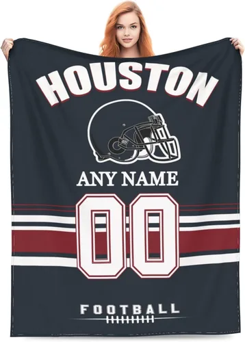 Vista 35 de Manta personalizada de Arizona, manta personalizada con cualquier nombre y número, mantas ligeras y cálidas personalizadas, regalos para hombres