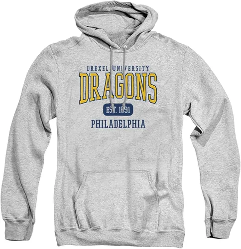Vista 232 de LOGOVISION Colección de sudaderas con capucha unisex con diseño oficial de Collegiate Est. Date para hombres y mujeres