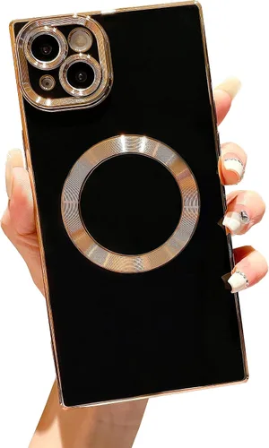 Vista 109 de Owncase Funda Magnética para iPhone 11, (Compatible con MagSafe) (Protección Completa de Lente de Cámara) (Esquinas Reforzadas) Funda Parachoques