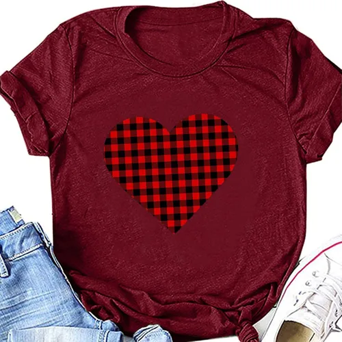 Vista 5 de Camisetas atléticas de algodón para mujer con estampado de girasol, cuello redondo, manga corta, túnica