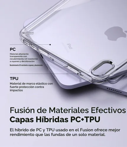 Vista 4 de Ringke Fusion [Prevención de sobrecargas] Compatible con iPad mini 6
