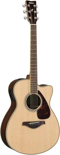 Vista 7 de Yamaha fg820 Guitarra Acústica, color natural, Natural