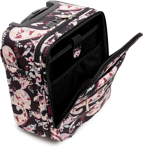 Vista 3 de Vera Bradley Bolsa de trabajo con ruedas Softside para mujer, Paisley Botáni