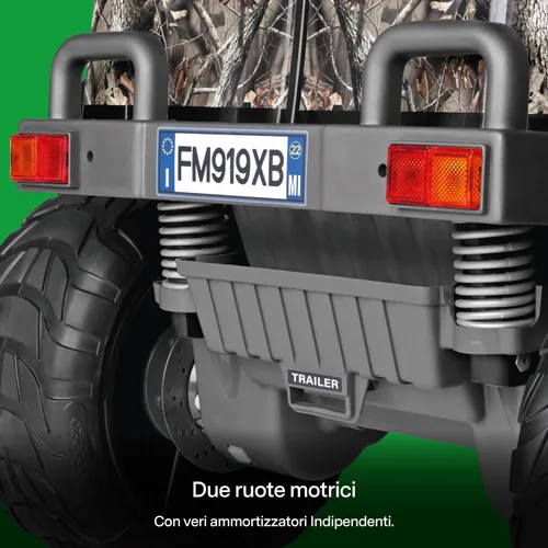 Vista 8 de Peg Perego Gaucho PRO Realtree Camo 24 voltios, vehículo todoterreno extra grande