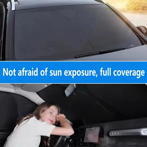 Vista 2 de Protector solar para Mazda CX-3 DK CX3 2014-2022 CX 3, protector solar de automóvil para parabrisas, parabrisas, accesorios de coche